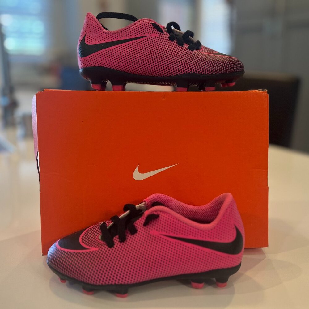 Jr Nike Bravata II FG Soccer Cleats – Size 10C Pink Blast